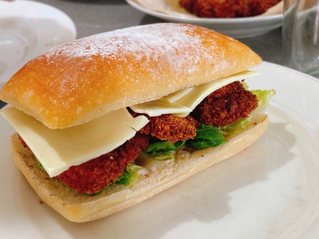 Chicken Panko Ciabatta Sandwich - A delicious snack or meal